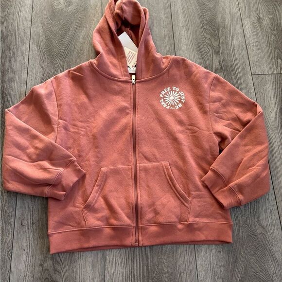 Roxy girls zipper graphic sweater - Picture 1 of 6